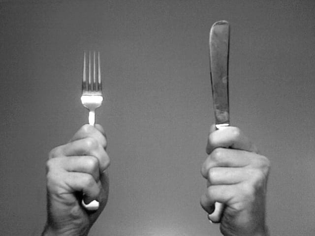 fork and knife