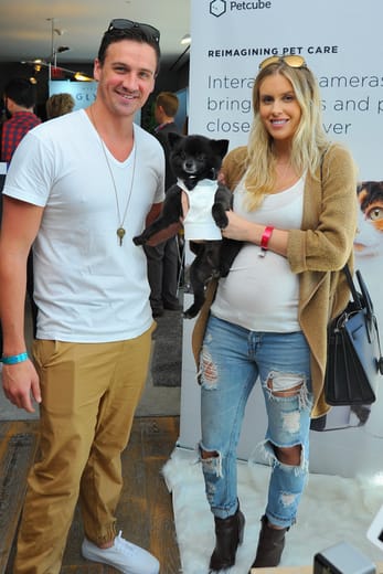 Ryan Lochte with Petcube camera