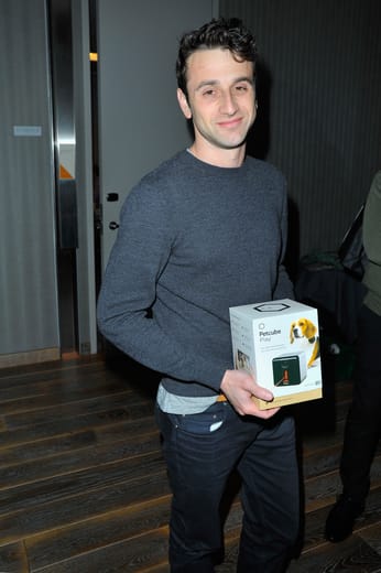 Justin Hurwitz with a Petcube camera