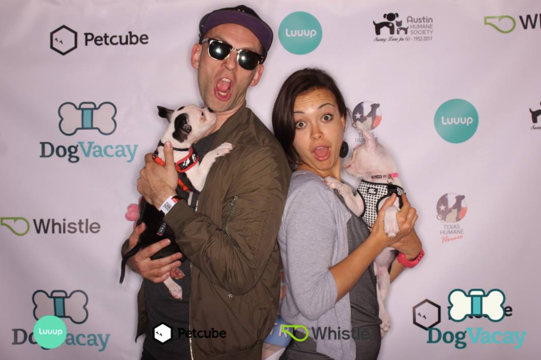 Green carpet at Petcube Rescue Lounge at SXSW in Austin, TX