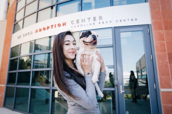 manny and amber at SF SPCA