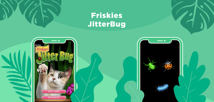 Friskies catch bugs game app for cats
