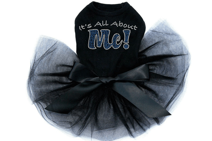 black tutu dog dress