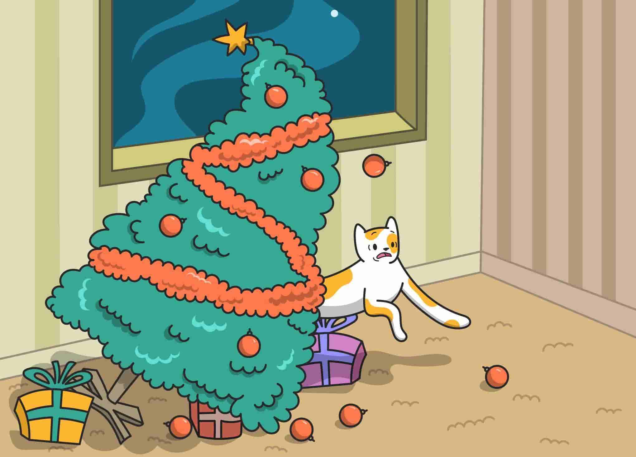 How to Cat-Proof Your Christmas Tree - Petcube