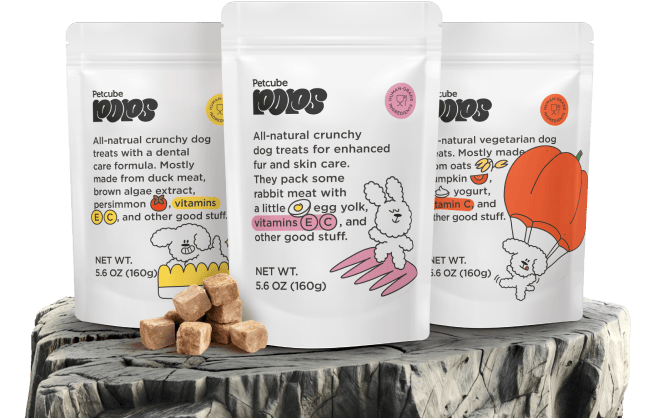 Petcube Pops Rabbit Flavor – Premium Fur & Skin Care Dog Treats