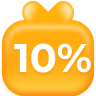 10%