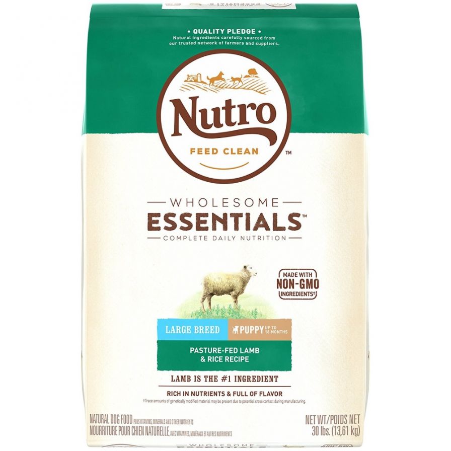 Nutro Wholesome Essentials Large Breed Puppy Pasture-Fed ...
